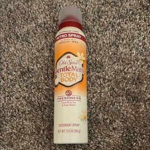 🩵5/$15🩵 NWT Old Spice GentleMan's Total Body Deodorant Spray - Vanilla & Shea